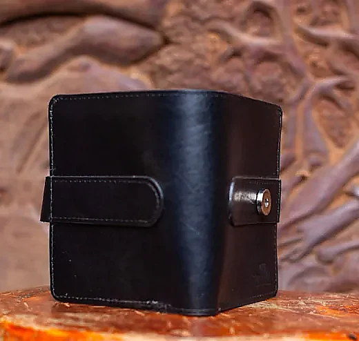 Magnetic Pin Bi-Fold Wallet