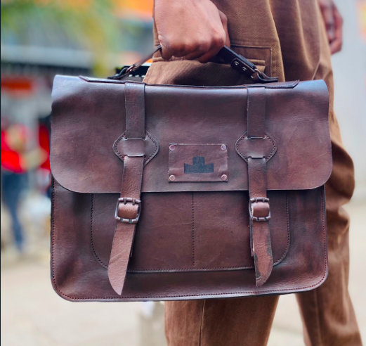 Leather Laptop Bag - Image 3